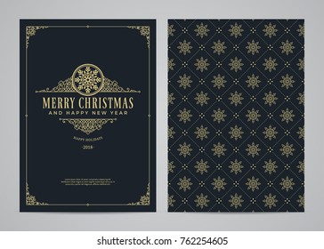 Christmas greeting card design. Poster, page, banner, brochure, template. Vector illustration.