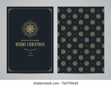Christmas greeting card design. Poster, page, banner, brochure, template. Vector illustration.