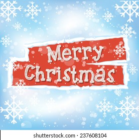 Christmas greeting card design. Vector background