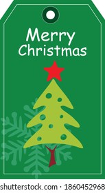 Christmas greeting card design,Merry Christmas card with vector illustrations. Christmas gifts tags.
