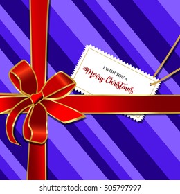  Christmas greeting card. Gift card.
