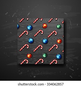 Christmas greeting card . Happy new year. Xmas vector background 