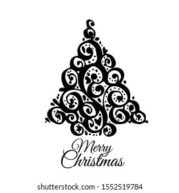 Christmas greeting card for holiday design