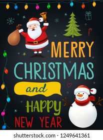 Christmas greeting card - Illustration