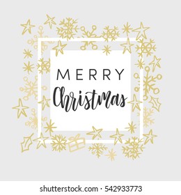 Christmas greeting card, lettering and calligraphy, modern brush lettering, hand drawn design elements, gifts, wallpapers, on vintage background