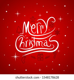 Christmas Greeting Card. Merry Christmas.