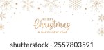 Christmas Greeting Card, Merry Christmas, banner, ecological Christmas concept, panorama, header,