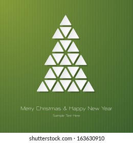 Christmas Greeting Card. Merry Christmas and Happy New Year lettering. vector. 