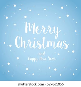 Christmas greeting card. Merry Christmas and happy new year
