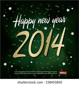 Christmas Greeting Card. Merry Christmas lettering, New year, vector illustration