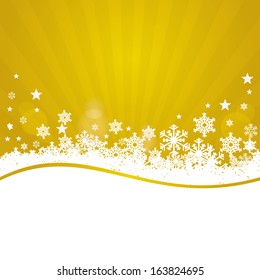 Christmas Greeting Card. Merry Christmas lettering, vector illustration