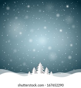 Christmas Greeting Card. Merry Christmas lettering