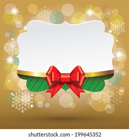 Christmas Greeting Card. Merry Christmas lettering, vector 