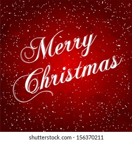 Christmas Greeting Card. Merry Christmas vector illustration eps 10