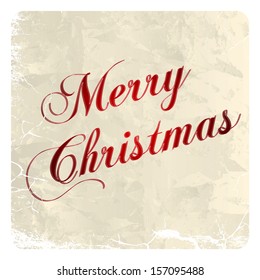 Christmas Greeting Card. Merry Christmas vector illustration eps 10