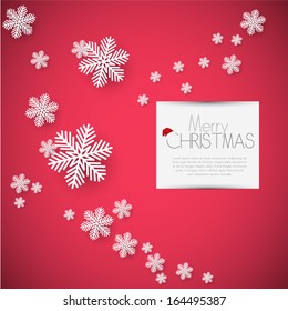 Christmas Greeting Card. Merry Christmas, vector illustration