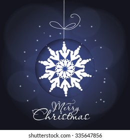 Christmas Greeting Card. Merry Christmas vector illustration