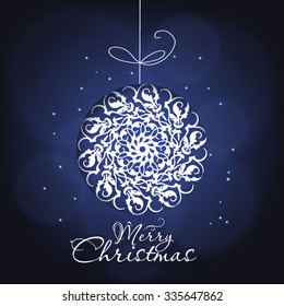 Christmas Greeting Card. Merry Christmas vector illustration