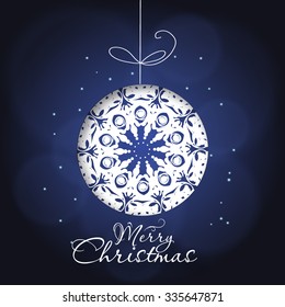 Christmas Greeting Card. Merry Christmas vector illustration