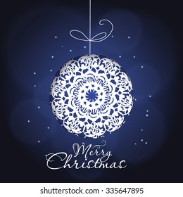 Christmas Greeting Card. Merry Christmas vector illustration