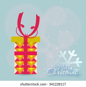 Christmas Greeting Card. Merry Christmas vector illustration