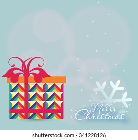 Christmas Greeting Card. Merry Christmas vector illustration