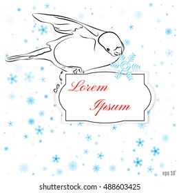 Christmas Greeting Card. Merry Christmas! Vector