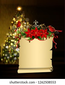 Christmas Greeting Card mock up
