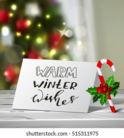 Christmas Greeting Card mock up