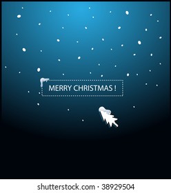 christmas greeting card- pc version- vector