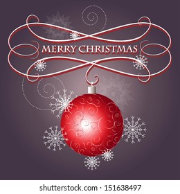 Christmas Greeting Card with place for your text