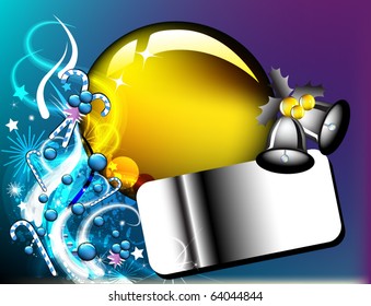 christmas greeting card for text