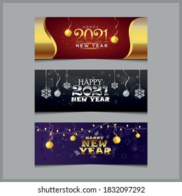Christmas greeting card with christmas tree and gifts box and cute santa. christmas vector illustration