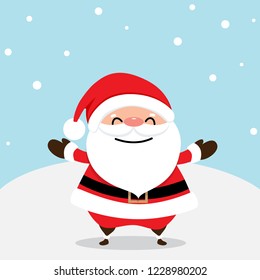Christmas Greeting Card with Christmas tree, vector illustration.