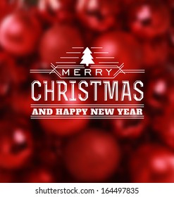 Christmas Greeting Card - Typographic Design