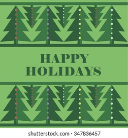 Christmas Greeting Card Vector