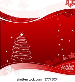 Christmas greeting card VECTOR