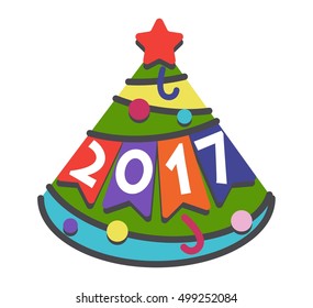 Christmas greeting card vector background banner