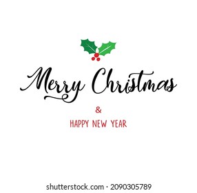 Christmas Greeting Card Vector Design