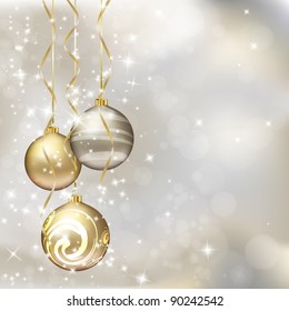 Christmas greeting card. Vector eps10 illustration