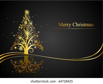 Christmas greeting card, vector EPS8