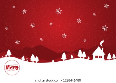 Christmas greeting card. Vector illustration