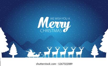 Christmas greeting card. Vector illustration