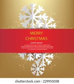 Christmas Greeting Card. Vector illustration.