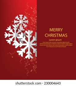 Christmas Greeting Card. Vector illustration.
