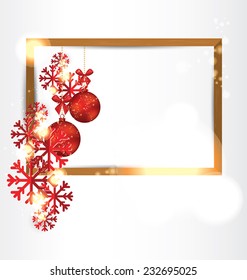 Christmas Greeting Card. Vector illustration.