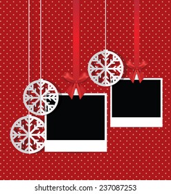 Christmas Greeting Card. Vector illustration.