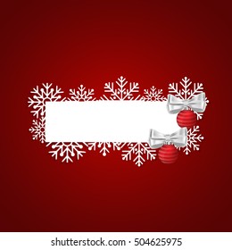 Christmas Greeting Card, vector illustration