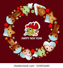 Christmas Greeting Card. Vector New Year posters. Merry Christmas banners