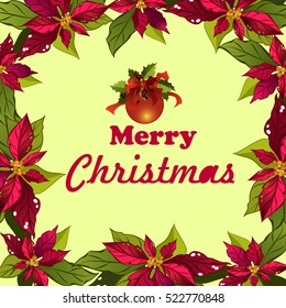 Christmas Greeting Card. Vector New Year posters. Merry Christmas banners
